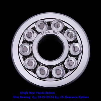 بلبرینگ باریک دقیق تک ردیفه با گزینه‌های لقی C0 C2 C3 C4 C5